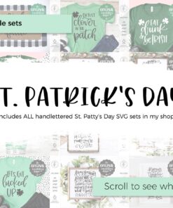St. Patrick's Day SVG Bundle - Irish SVG - Lucked Up SVG - Lucky Svg - Cricut Svg - Cricut File - Silhouette File - Cricut Image