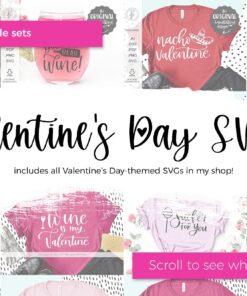 Valentine's Day SVG Bundle - Love SVG - Galentine's Day SVG - Single Af Svg - Cricut Svg - Cricut File - Silhouette File - Cricut Image